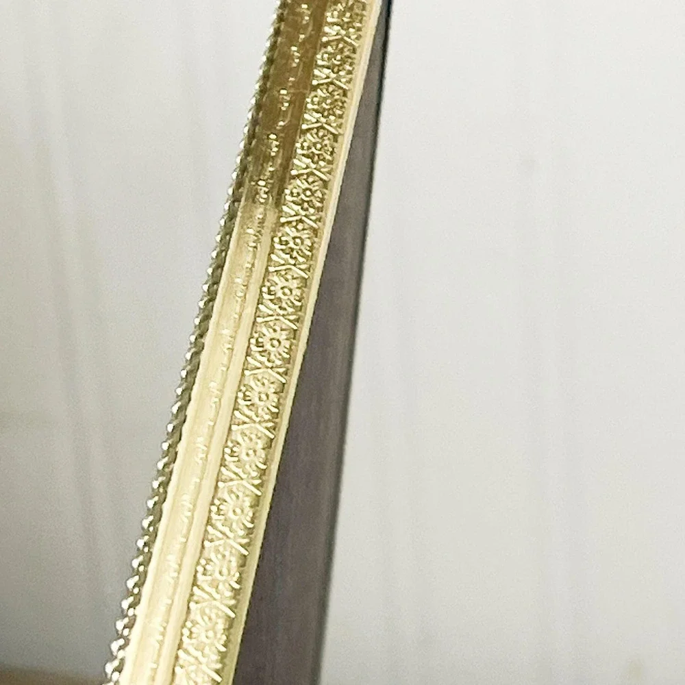Vintage Brass Picture Frame 8x10: Gold Plated Table Display